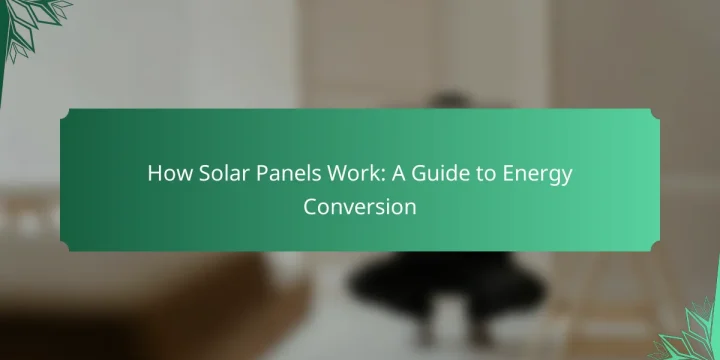 How Solar Panels Work: A Guide to Energy Conversion